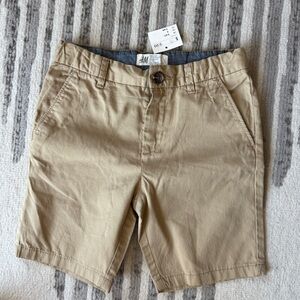 NWT H&M Khaki Chino Boys Shorts